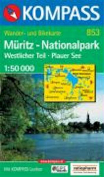 Müritz-Nationalpark. Westlicher Teil. Plauer See 1 : 50 000 - (ISBN 9783854917342)