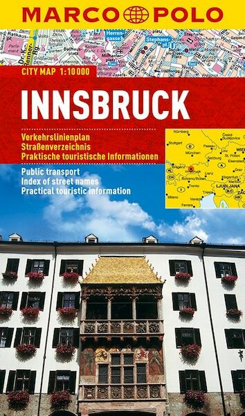 MARCO POLO Cityplan Innsbruck 1:10 000 - (ISBN 9783829730556)