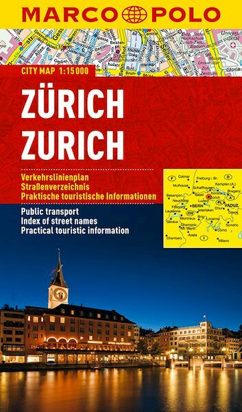 MARCO POLO Cityplan Zürich 1 : 15.000 - (ISBN 9783829730914)