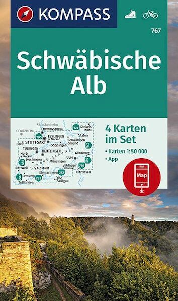 Schwäbische Alb 1:50 000 - (ISBN 9783990445952)