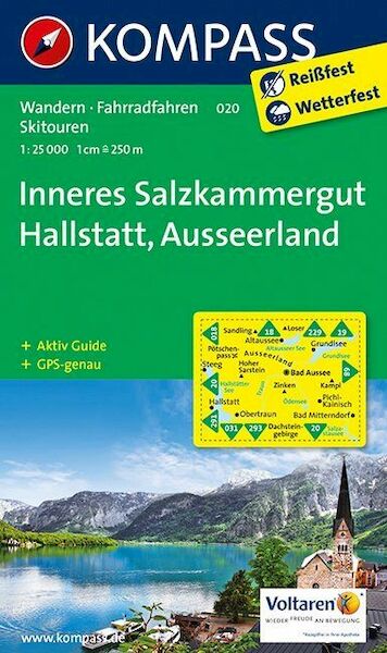 Inneres Salzkammergut - Hallstatt - Ausseerland 1 : 25 000 - (ISBN 9783850262606)