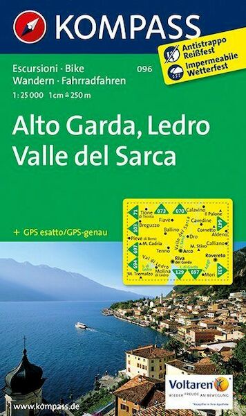 Alto Garda - Ledro - Valle del Sarca 1 : 25 000 - (ISBN 9783850264921)