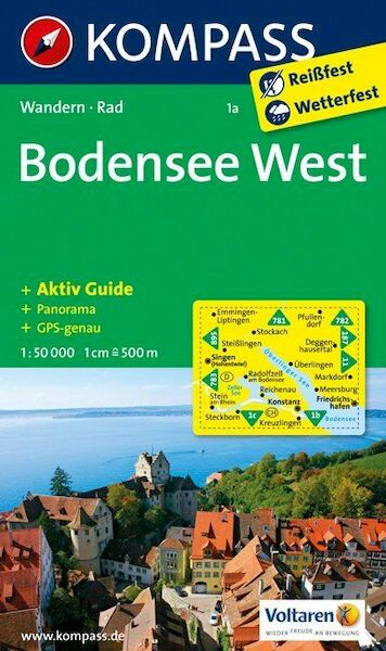 Bodensee West 1 : 50 000 - (ISBN 9783850268424)