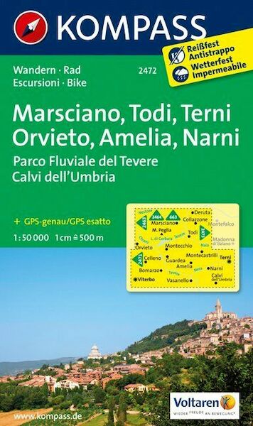 Marsciano - Todi - Terni - Amelia - Narni 1 : 50 000 - (ISBN 9783850268455)