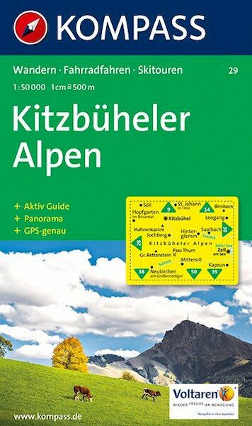 Kitzbüheler Alpen 1 : 50 000 - (ISBN 9783854910312)
