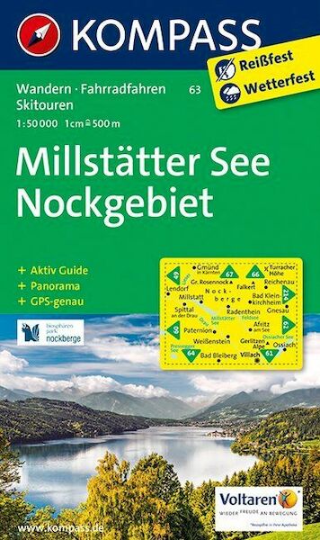 Millstätter See / Nockgebiet 1 : 50 000 - (ISBN 9783850265317)