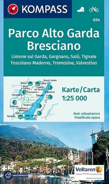 Parco Alto Garda - Bresciano 1 : 25 000 - (ISBN 9783850264716)