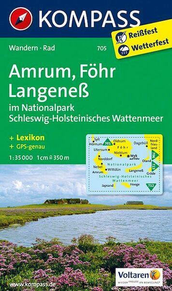 Amrum - Föhr - Langeneß 1 : 35 000 - (ISBN 9783850268974)