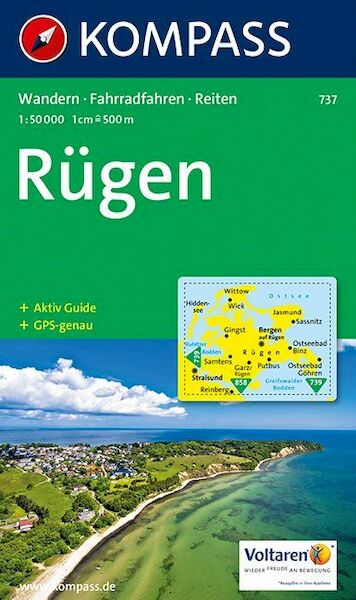 Insel Rügen 1 : 50 000 - (ISBN 9783854916260)
