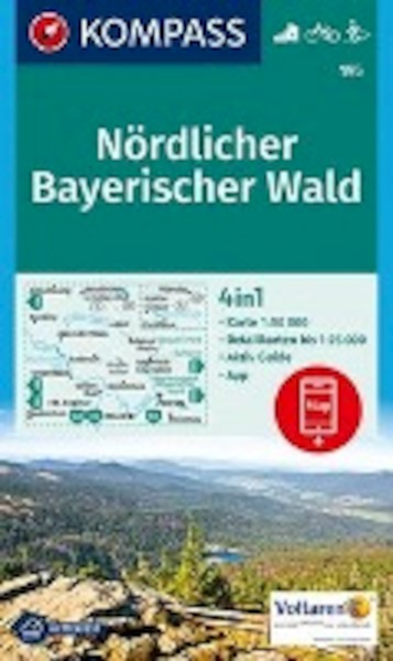 Nördlicher Bayerischer Wald 1 : 50 000 - (ISBN 9783990443071)