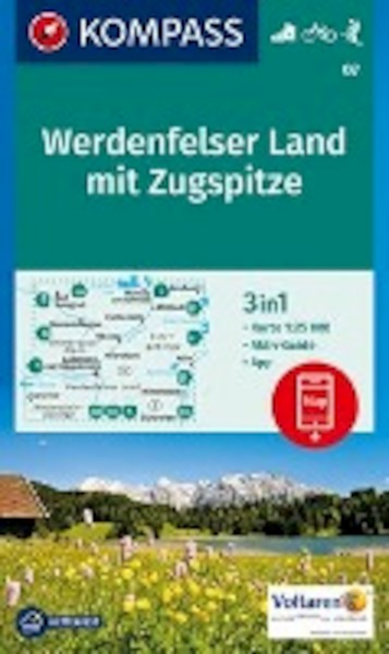 Werdenfelser Land mit Zugspitze 1:25 000 - (ISBN 9783990443132)