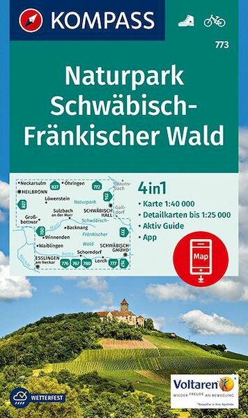 Naturpark Schwäbisch-Fränkischer Wald 1 : 40 000 - (ISBN 9783990443187)