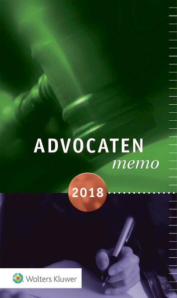 Advocatenmemo 2018 - (ISBN 9789013147346)