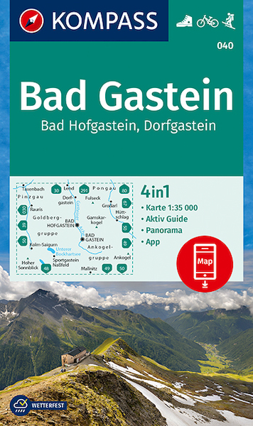 Bad Gastein, Bad Hofgastein, Dorfgastein 1 : 35 000 - (ISBN 9783990443996)