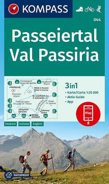 Passeiertal, Val Passiria 1 : 25 000 - (ISBN 9783990444108)