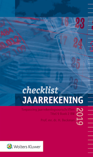 Checklist jaarrekening 2019 - (ISBN 9789013153736)