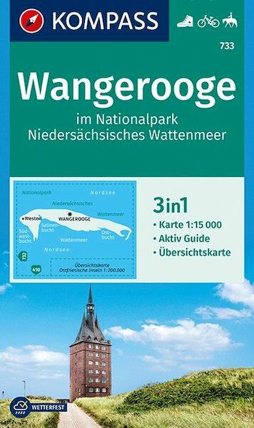 Wangerooge im Nationalpark NIedersächsisches Wattenmeer 1:15 000 - (ISBN 9783990444702)