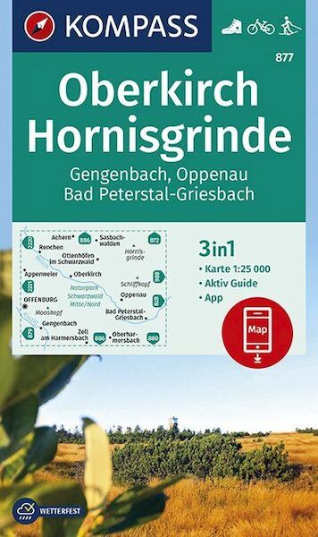 Oberkirch, Hornisgrinde, Gengenbach, Oppenau, Bad Peterstal-Griesbach 1:25 000 - (ISBN 9783990445976)