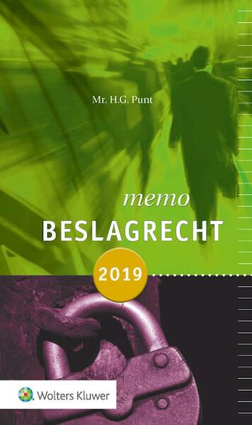 Memo beslagrecht 2019 - H.G. Punt (ISBN 9789013150513)