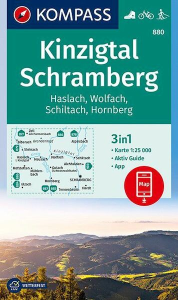 Kinzigtal Schramberg, Haslach, Wolfach, Schiltach, Hornberg 1:25 000 - (ISBN 9783990445990)