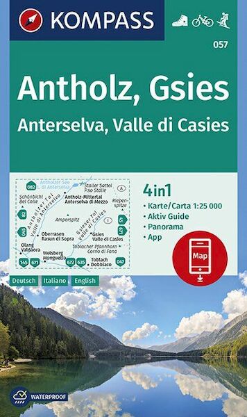 Antholz, Gsies, Anterselva, Valle di Casies 1:25 000 - (ISBN 9783990446218)