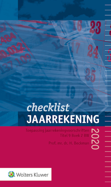 Checklist jaarrekening 2020 - H. Beckman (ISBN 9789013156751)