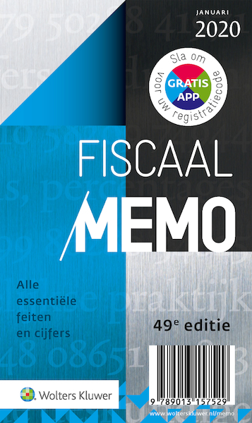 Fiscaal Memo januari 2020 - (ISBN 9789013157536)