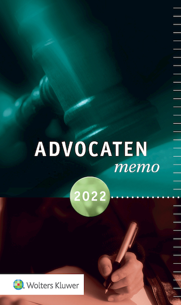 Advocatenmemo 2022 - (ISBN 9789013166057)
