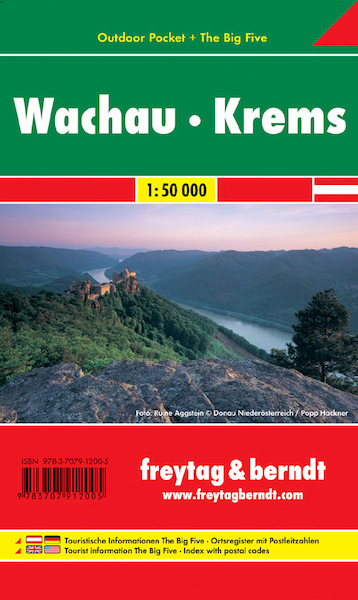 Wachau - Krems 1 : 40 000. Outdoor Pocket + The Big Five - (ISBN 9783707912005)