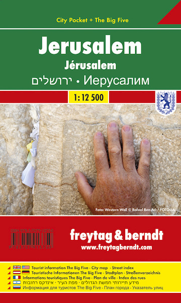 Jerusalem 1 : 12.500 - 1 : 9.000 City Pocket + The Big Five - (ISBN 9783707913750)