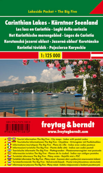 Kärntner Seenland 1 : 125 000. Lakeside Pocket + The Big Five - (ISBN 9783707910810)