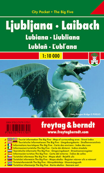 Llubljana - Laibach 1 : 10 000. City Pocket + The Big Five, wasserfest - (ISBN 9783707911701)