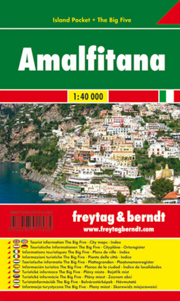 Amalfitana 1 : 40 000. Island Pocket + The Big Five - (ISBN 9783707911435)
