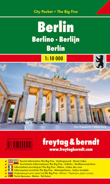 Berlin 1 : 10 000 City Pocket + The Big Five - (ISBN 9783707909210)