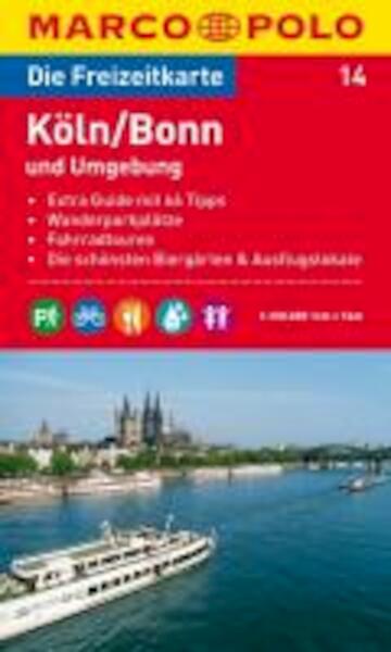 MARCO POLO Freizeitkarte 14 Köln / Bonn und Umgebung 1 : 100 000 - (ISBN 9783829736138)