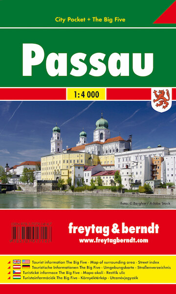 Passau, Stadtplan 1:4.000, City Pocket + The Big Five - (ISBN 9783707917147)