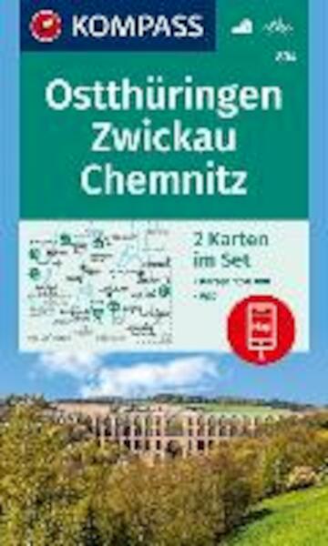 Ostthüringen, Zwickau, Chemnitz 1:50 000 - (ISBN 9783990444177)