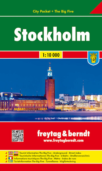 Stockholm 1 : 10 000 City Pocket + The Big Five - (ISBN 9783707909326)