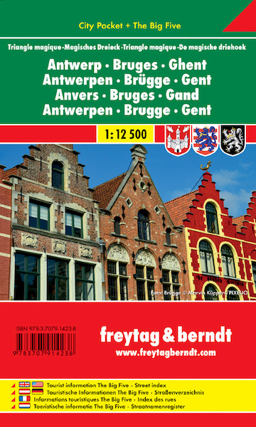 Antwerpen - Brügge - Gent - Magisches Dreieck 1 : 12 500 City Pocket - (ISBN 9783707914238)