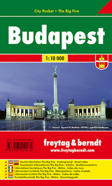 Budapest 1 : 10 000 City Pocket + The Big Five - (ISBN 9783707909234)