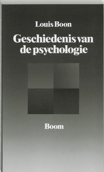 Geschiedenis van de psychologie - L. Boon (ISBN 9789060095287)
