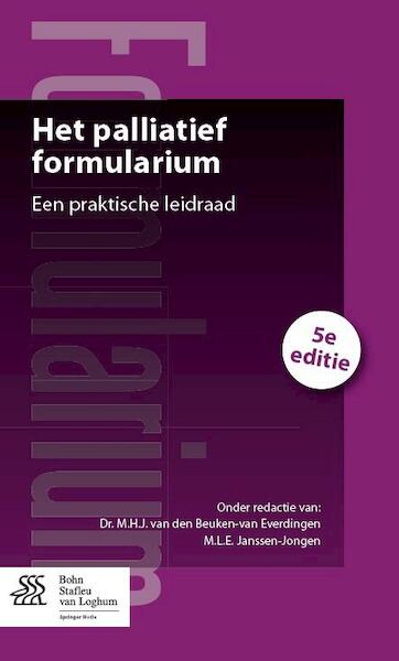 Het palliatief formularium - (ISBN 9789036802536)