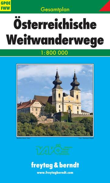 Österreichische Weitwanderwege Gesamtplan 1 : 800 000 - (ISBN 9783707903379)