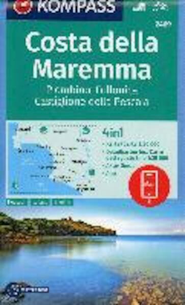 Costa della Maremma, Piombino, Follonica, Castiglione della Pescaia 1:50 000 - (ISBN 9783990444474)