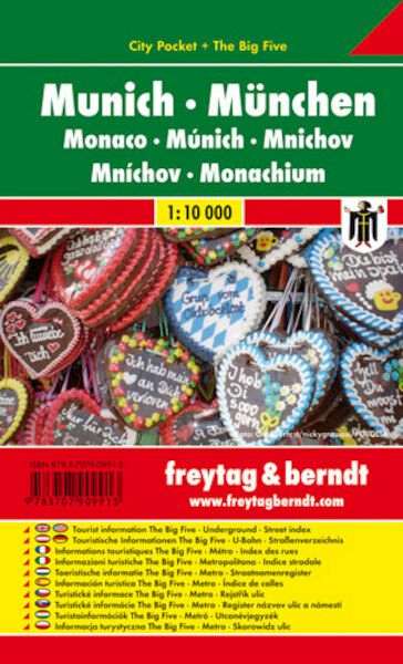 München 1 : 10 000 City Pocket + The Big Five - (ISBN 9783707909913)
