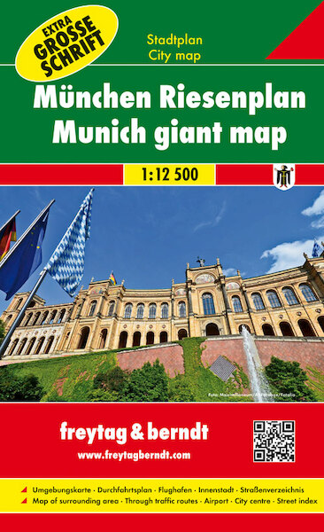 München 1 : 12 500 Riesenplan - (ISBN 9783707915075)