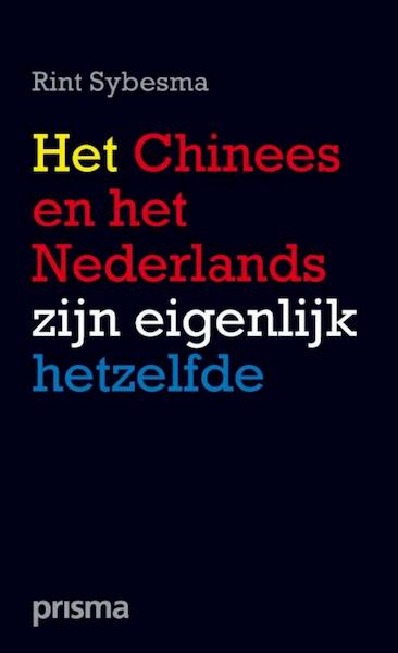 Het Chinees en het Nederlands zijn eigenlijk hetzelfde - Rint Sybesma (ISBN 9789000319480)