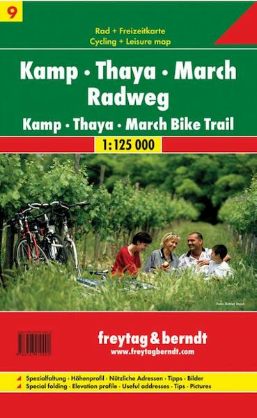 Rad- und Freizeitkarte 09. Kamp - Thaya - March Radweg 1 : 125 000 - (ISBN 9783707910902)