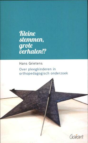 Kleine stemmen, grote verhalen!? - Hans Grietens (ISBN 9789044128321)