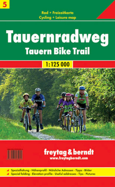 Rad- und Freizeitkarte 05. Tauern-Radweg 1 : 125 000 - (ISBN 9783707905014)